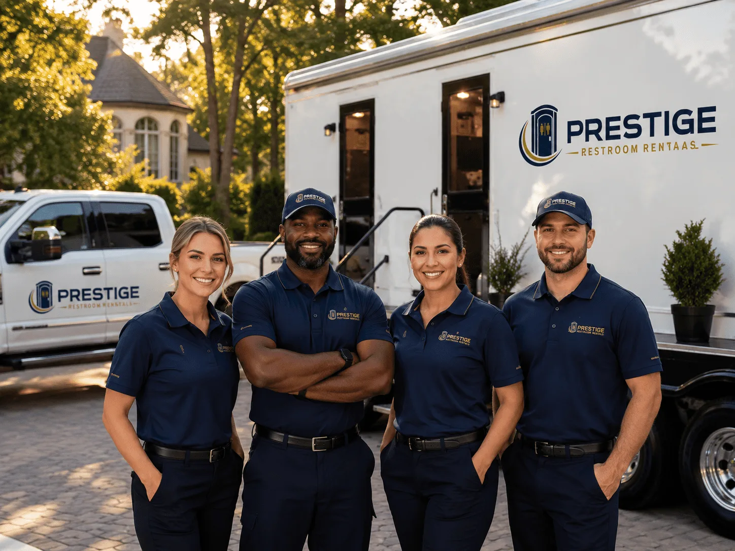 Trusted Luxury Portable Restrooms company in Luck, WI